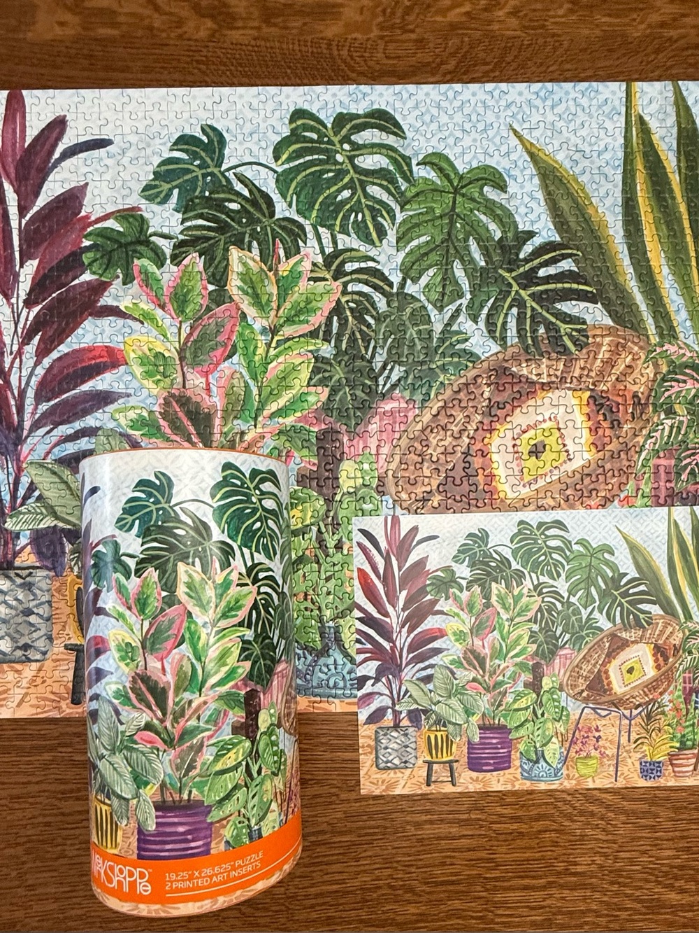 Werkshoppe Solarium 1000 Piece Puzzle Complete with 2 Posters Karyn Panganiban